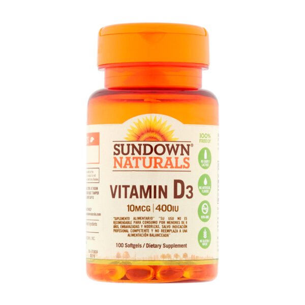 VITAMINA D3 10MCG 400 IU 100 SOFT ESP SD